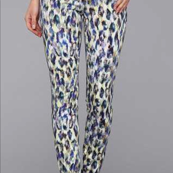 Big Star Watercolor Leopard Jeans NWT - Picture 2 of 7